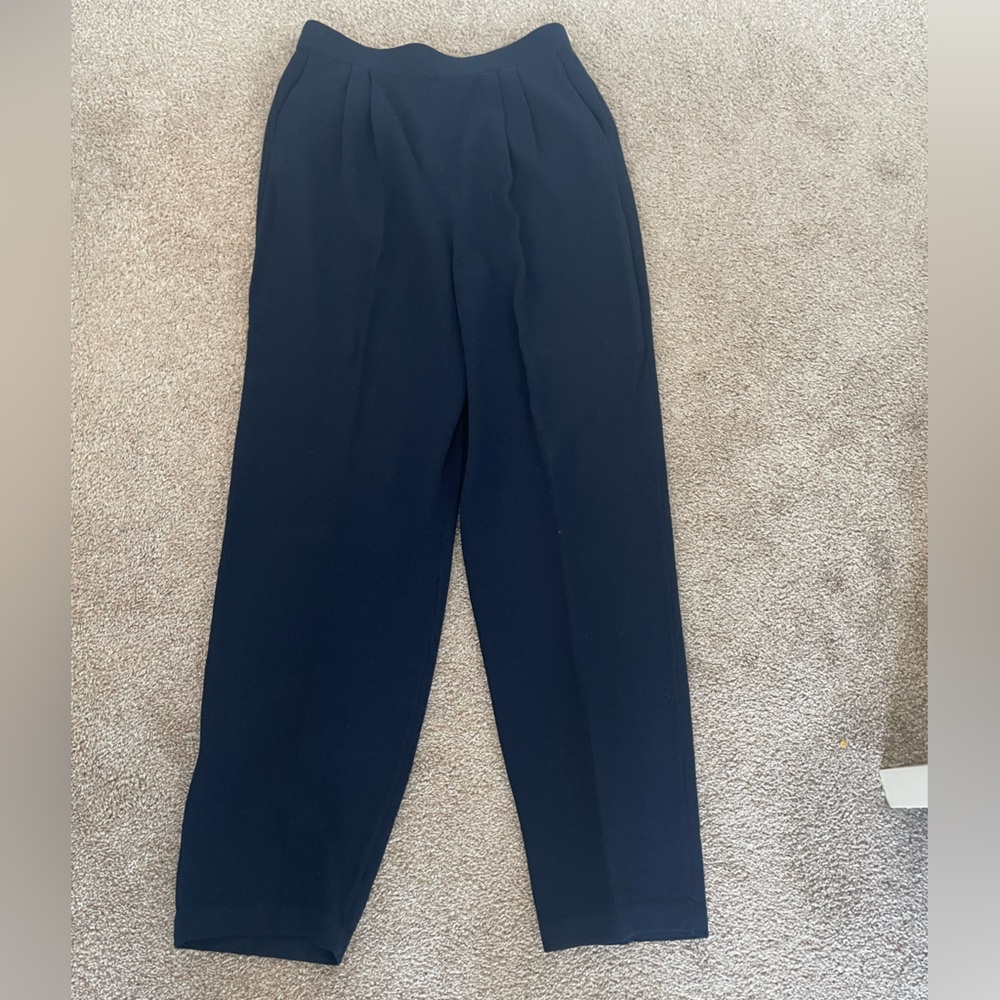 St. John Collection by Marie Gray Navy Pull on Trouser